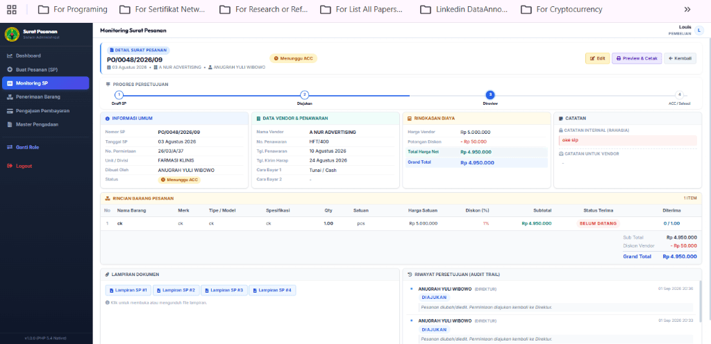 Approval Progress & Audit Trail